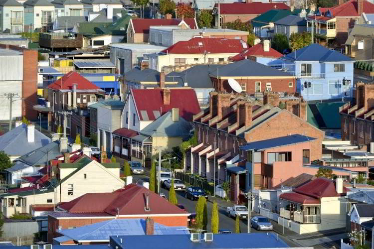 Улицы Хобарта Тасмания