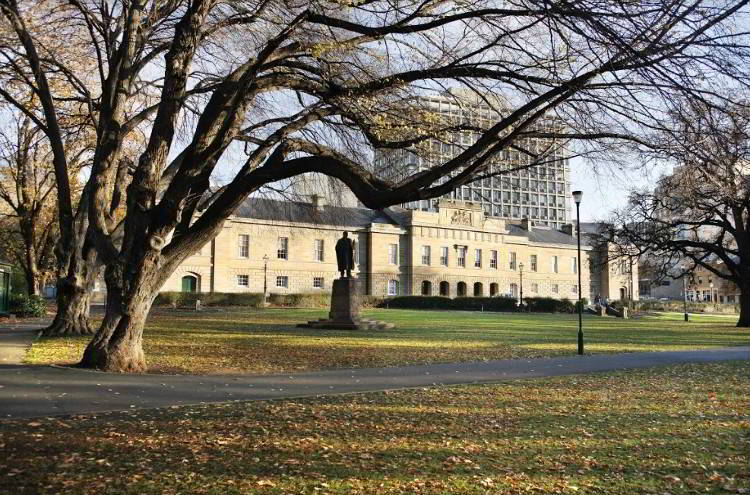 Парк в Хобарте Тасмания