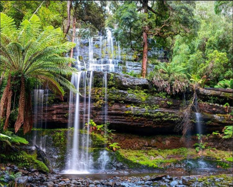 Водопад Рассел на Тасмании
