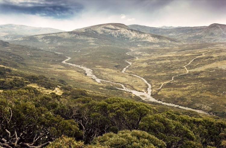 Речная долина в Австралии