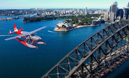 НА ГИДРОПЛАНЕ НАД СИДНЕЕМ