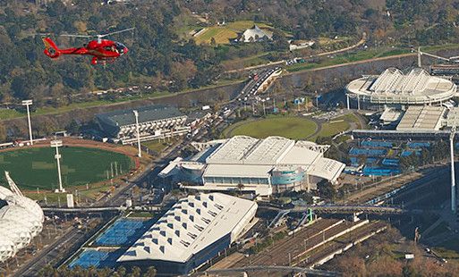 Полет на вертолёте над Мельбурном
