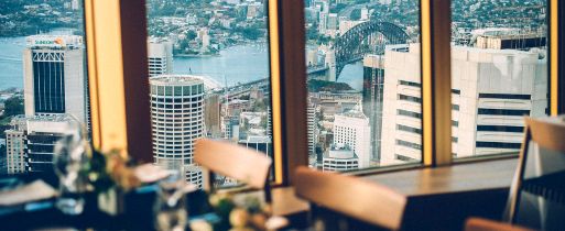 Обед или ужин в ресторане Сиднейской башне