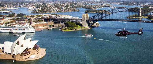 Полет на вертолете над Сиднеем